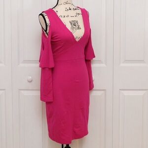 French Connection midi Dress with ruffle